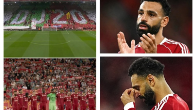 Photo of Britma, koreografi në “Anfield” në kujtim të Diogo Jotës, Salah shpërthen në lot