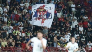 Photo of Gabimi që mund t’u kushtojë shumë, në stadium shfaqet harta e Kosovës me flamurin serb