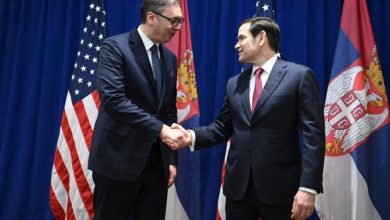 Photo of Vuçiq takohet me Rubion, i flet për dialogun Kosovë-Serbi