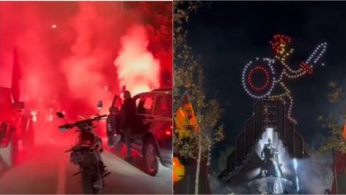 Photo of Aty ku zemra e Pavarësisë rreh më fort se kudo/ PAMJE spektakolare nga Vlora, qyteti mbushet me ngjyrat kuqezi (VIDEO)