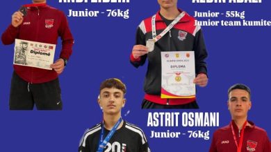 Photo of Katër garues të klubit të karatesë Fati nga Tetova pjesëmarrës në Kampionatin Ballkanik të Karatesë pér kadet, junior dhe U21!