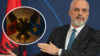 Photo of Shqiponja me Kosovën e Shqipërinë në krahë drejt Botërorit, Edi Rama me instalacionin e radhës