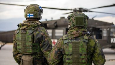 Photo of KFOR zhvillon stërvitje me helikopterin Black Hawk në Kampin Bondsteel