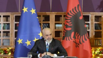 Photo of Tramp fton Shqipërinë dhe Edi Ramën në themelimin e organizatës së re ndërkombëtare të paqes