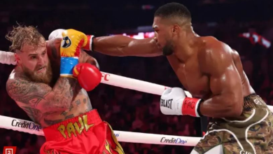 Photo of Anthony Joshua nokauton Jake Paul në raundin e gjashtë në Miami