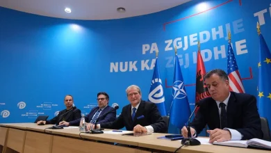 Photo of Berisha pas mbledhjes së Këshillit Kombëtar të PD: Salianji është vetëpërjashtuar