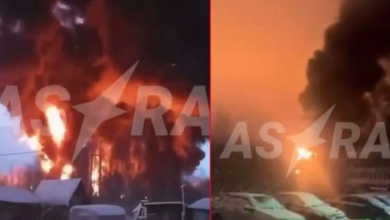 Photo of Shpërthimet tronditin Rybinskun e Rusisë, në flakë rezervuarët e karburantit