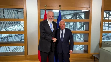 Photo of Samiti i BE-Ballkani Perëndimor, kryeministri Rama takim me Presidentin e Këshillit të Europës, Antonio Costa