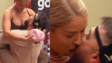 Photo of Ngriten temperaturat: Puthje pasionante mes Dolces dhe Limit (VIDEO)