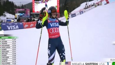 Photo of Mikaela Shiffrin fiton titullin e Kupës së Botës në slalom për herë të nëntë rekord