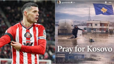 Photo of “Lutuni për Kosovën”, Granit Xhaka reagon pas vërshimeve në shtetin tonë