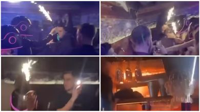 Photo of Bari ku vdiqën mbi 40 persona reklamonte shishe me fishekzjarrë sipër