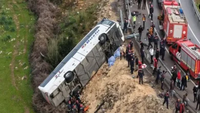 Photo of Aksident i rëndë në Antalia/ Autobusi del nga rruga dhe përmbyset, 8 të vdekur dhe 26 të plagosur