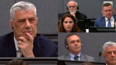 Photo of Foto: Thaçi, Veseli, Selimi e Krasniqi sot në Gjykatën Speciale, ku u kërkuan nga 45 vjet burgim për ta