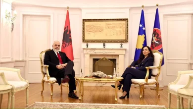 Photo of “Angazhim i përbashkët në Bordin e Paqes”, Presidentja Osmani takohet me kryeministrin Rama: Progresi i Shqipërisë drejt BE forcon edhe rajonin