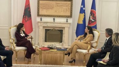 Photo of Spiropali pritet në takim nga presidentja Osmani