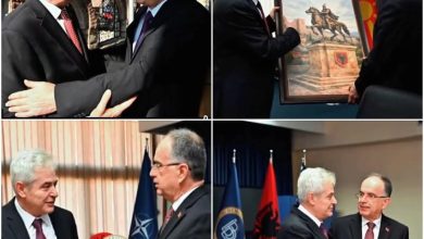 Photo of PRESIDENTI BEGAJ TE UDHËHEQËSI ALI AHMETI, NË SELINË HEROINË TË BDI-SË NË TETOVË