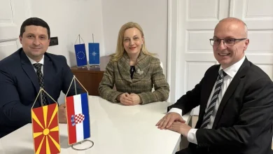Photo of Miloshoski në Zagreb pritet në takim nga deputetja Marijana Petir