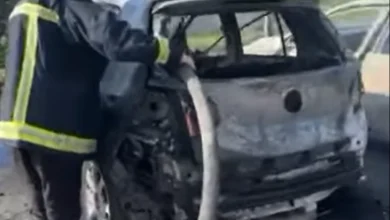 Photo of Digjen pesë automjete nën Kalanë e Shkupit pranë Vardarit
