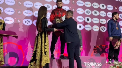 Photo of Evropiani i Mundjes në Tiranë/ Islam Dudaev e mbyll me medalje të argjendtë