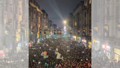 Photo of Video/ Pamje mbresëlënëse, shihni festën e çmendur në Sarajevë pas kualifikimit historik të Bosnjës kundër Italisë