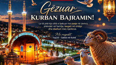 Photo of Redaksia e portalit TOP24 të gjithë besimtarëve ju uron KURBAN BAJRAMIN