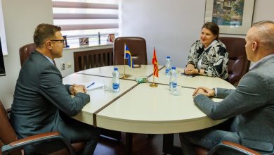Photo of Shabani pret në takim të dytë Zëvendës Ambasadoren e Suedisë në Republikën e Maqedonisë së Veriut, znj.Elizabeth Dahlberg Frisk