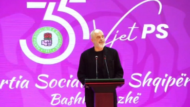 Photo of 35-vjetori i PS-së, Rama nga Lezha:Shqipëria më afër BE-së se kurrë më parë
