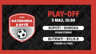 Photo of Finalet e play-off-it në Kategorinë e Dytë do të luhen më 3 maj