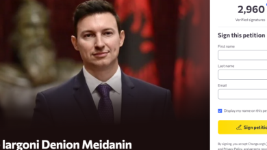 Photo of Peticioni masiv me 2,950 nënshkrime: kërkohet transparencë për të ardhmen e ambasadorit Meidani
