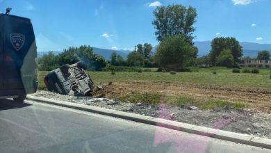 Photo of Tetovë: Ndiqet nga vetura “Golf”, në panik duke ikur 36-vjeçari rrotullohet me veturë