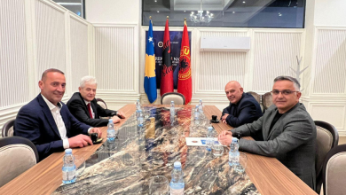 Photo of Ali Ahmeti pritet në takim nga Ardian Gjini: Diskutojnë rëndësinë e forcimit të faktorit politik shqiptar