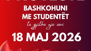 Photo of Protesta e dytë studentore më 18 maj në Shkup: “Si të parët tanë për këtë amanet!”