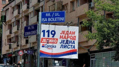 Photo of Vetëvendosja vendos tabelë rruge me emrin e ish-kryeministrit të Serbisë Zoran Gjingjiq në Mitrovicë të Veriut