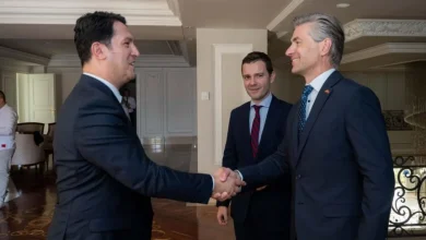 Photo of Bekim Sali zhvillon takim bilateral me ministrin e Jashtëm të Lituanisë, në fokus integrimi evropian dhe bashkëpunimi në NATO