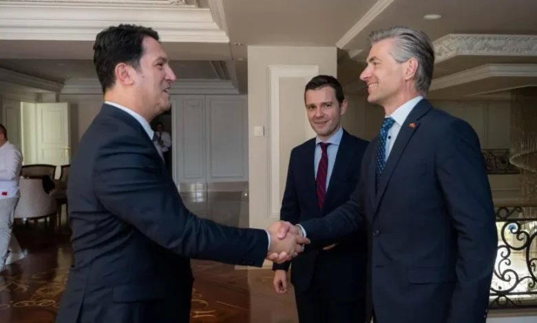 Bekim Sali zhvillon takim bilateral me ministrin e Jashtëm të Lituanisë  në fokus integrimi evropian dhe bashkëpunimi në NATO