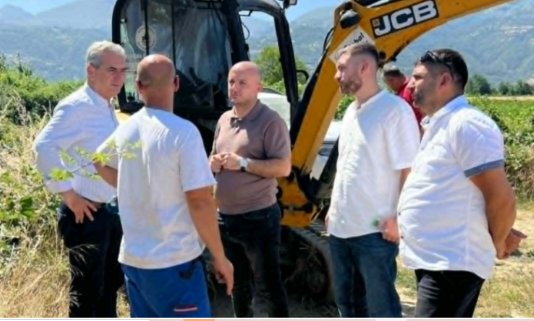 Hoxha në Bogovinë  Koordinimi mes institucioneve avancon infrastrukturën e ujitjes për fermerët