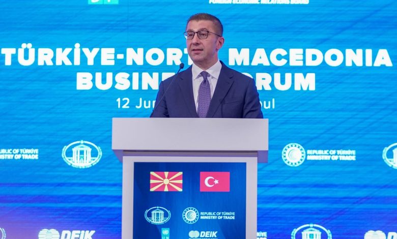 Mickoski u bën thirrje biznesmenëve turq të investojnë në Maqedoni