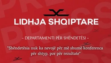 Photo of LSH: Shëndetësia nuk ka nevojë për më shumë konferenca për shtyp, por për rezultate
