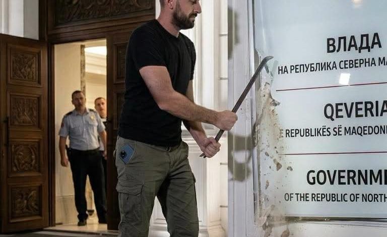 Skandal në Qeveri  Bogojevski dëmton mbishkrimin  siguria nuk ndërhyn