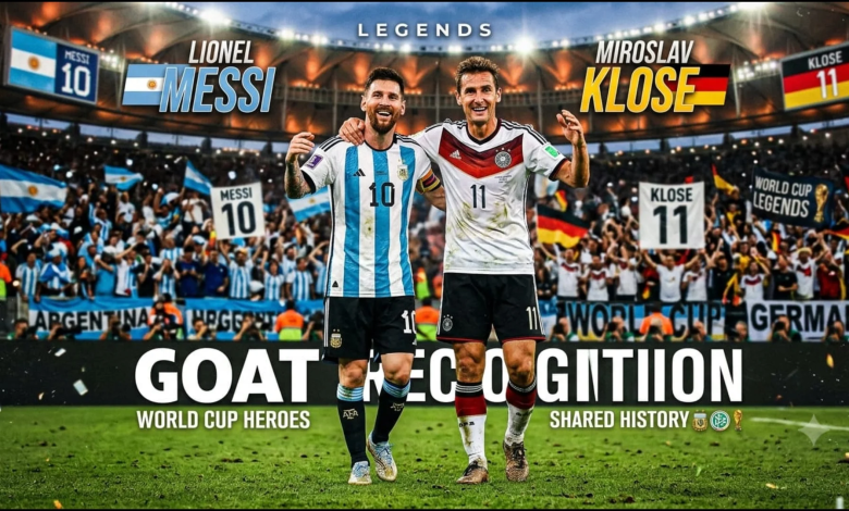 I theu rekordin e golave në Botërorë  Miroslav Klose i përulet Messit  Është më i miri i të gjitha kohërave