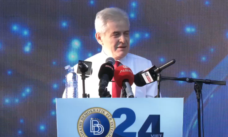 Ahmeti në 24 vjetorin e BDI së  Të gjitha të mirrat për shqiptarët nga 2002 mbajnë e vulën e BDI së