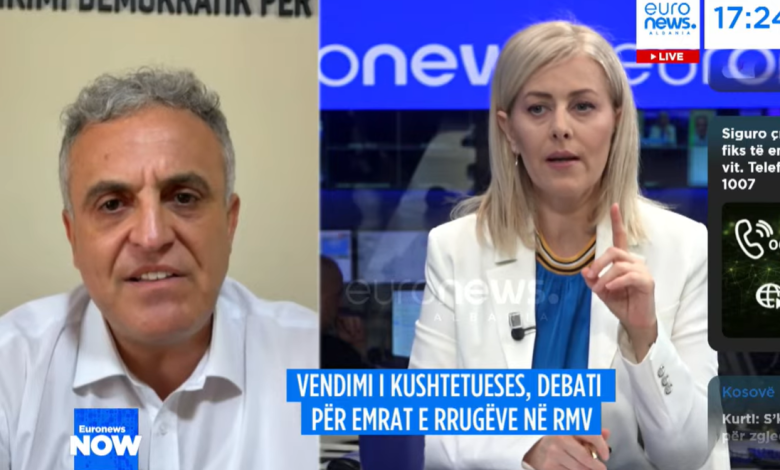 Rexhepi në Euronews Albania  Ne i ofruam komunës së Tetovës votat tona që ti riemërojmë rrugët