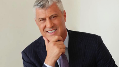Photo of Hashim Thaçi i qeshur në imazhin e fundit të ndarë nga djali i tij