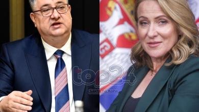 Photo of Takim i Minçevit me ministren serbe të Administratës Publike Paunoviq
