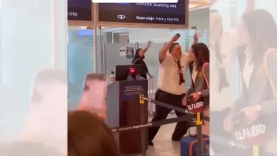 Photo of Video/ Momenti epik, sigurimi i aeroportit “braktis: pasagjerët për të festuar golin e Messit