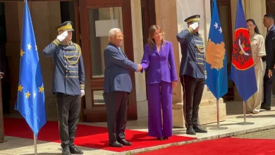 Photo of Presidenti i Këshillit Evropian vijon turin në Ballkanin Perëndimor, Costa mbërrin në Kosovë, takohet me presidenten në detyrë dhe Kurtin