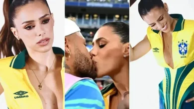 Photo of Neymar mungoi në fushë, por partnerja e tij vodhi gjithë vëmendjen në stadium