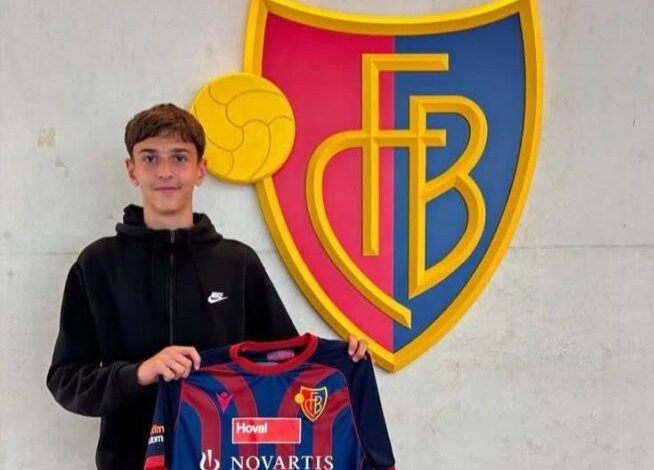 Talenti kërçovar  Arijon Sulejmani  i bashkohet FC Basel U15