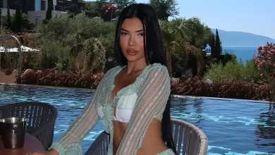 Photo of Ledina vë në pah format elegante pranë pishinës luksoze